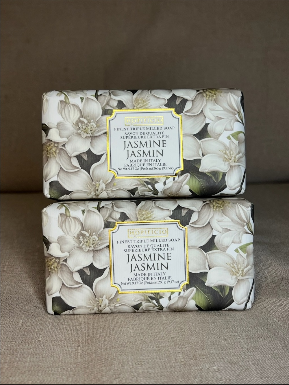 2 Jasmine Triple Milled Body Soap - White Floral